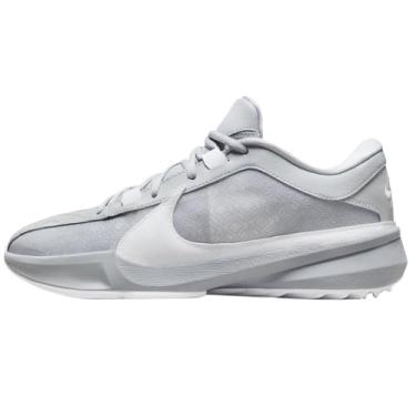 Imagem de Nike Tênis de basquete Giannis Freak 5 (Team) (DZ2946-002, cinza lobo/branco), Cinza lobo/branco, 17