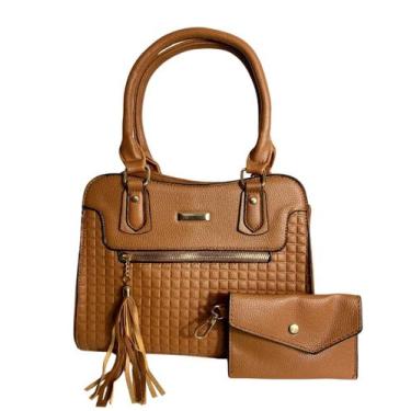 Imagem de Bolsa Feminina Média Preta TRansversal Ombro Couro Social!!! - Outra, 