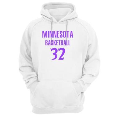 Imagem de Blusa Moletom Capuz Basquete Minnesota Basketball número 32 - Loja Cli