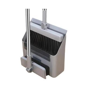 Imagem de Conjunto De Limpeza 3 Em 1 Dobrável, Antiaderente E Durável: Vassoura,