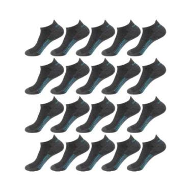 Imagem de Meias Curtas Masculinas De Malha Respirável 5/10/20 Pares Cano Baixo C