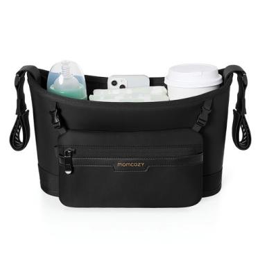 Imagem de Organizador para cochecito Momcozy con portabiberones aislantes