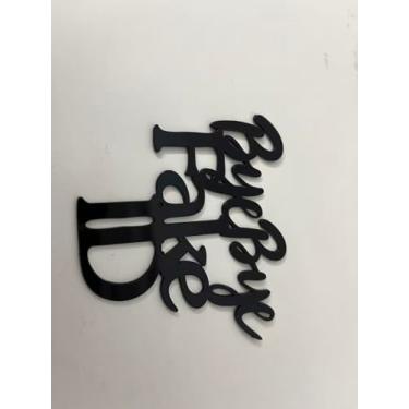 Imagem de Bye Bye Fake ID Topo de bolo de acrílico preto, decoração de festa de bolo para adultos, 21 anos e legal, tema fúnebre decoração de bolo feliz 21, placa de bolo para decoração de festa de 18, 19, 20