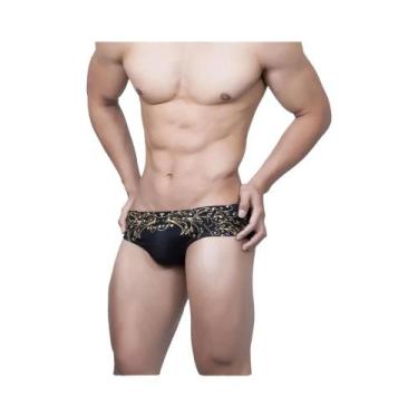 Imagem de Sunga Masculina Estampada Sexy Com Stretch Para Surf E Praia Verão - U