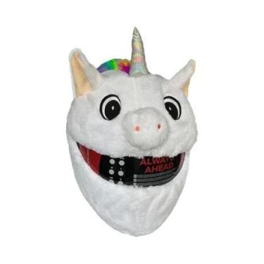 Imagem de Capa De Capacete De Motocicleta De Pelúcia Cartoon Para Proteção Em At