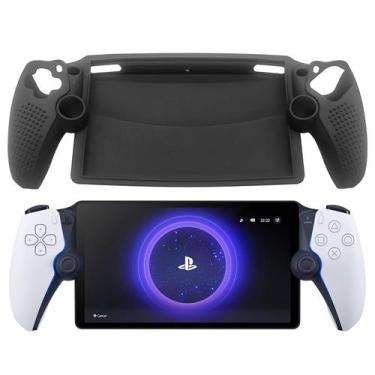 Imagem de Funda Protectora de Silicona para Sony Playstation Portal - Negra - Qo