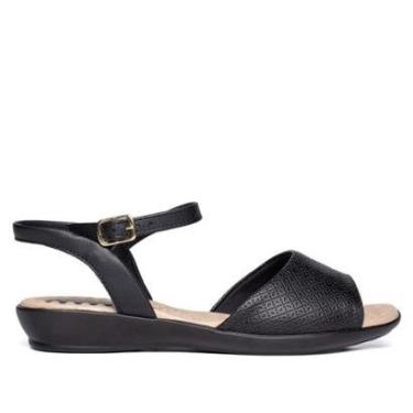 Imagem de Sandália Feminina Piccadilly Wide Fit Napa-Feminino