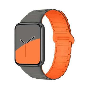 Imagem de Pulseira Magnética De Silicone Para Xiaomi MiBand 8 pro 9 pro Redmi Wa