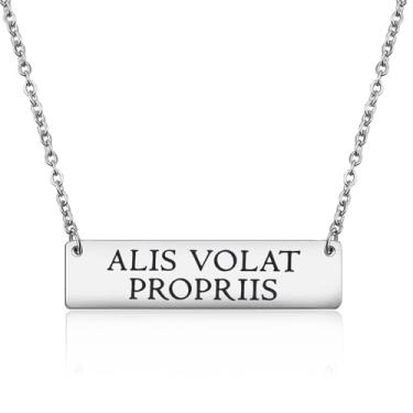 Imagem de CYTING Colar inspirador latino, presente para melhor amiga, joias feministas, presentes femininos, Large, Aço inoxidável, Sem Pedra Preciosa