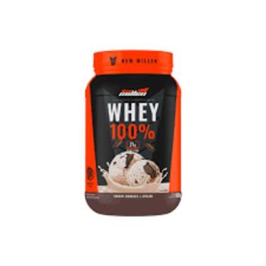 Imagem de Whey 100% Concentrado New Millen 900g Pote, Cookies &amp; Cream