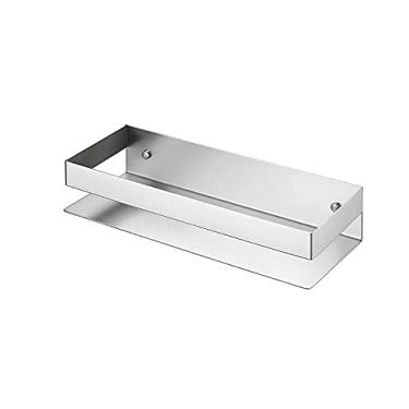 Imagem de Toalheiro organizador de chuveiro prateleira de canto de armazenamento aço inoxidável banheiro montado na parede prateleira de acessórios de banheiro, preto, A (prata C)