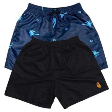 Imagem de Kit 2 Shorts Hyve Plus Size Tactel Com Bolsos Masculino-Masculino