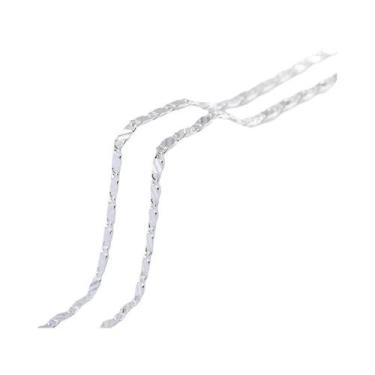 Imagem de Colar De Corrente Com Pingente De Prata Esterlina 925 Para Mulheres E 