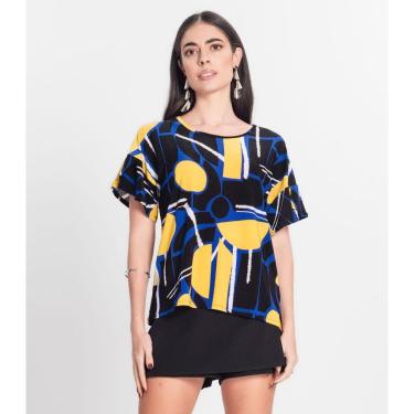 Imagem de Blusa Feminina Liganete Infinita Cor Preto-Feminino