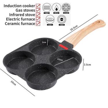 Imagem de Panela de Omelete Antiaderente Espessada, Mquina De Caf - Roku