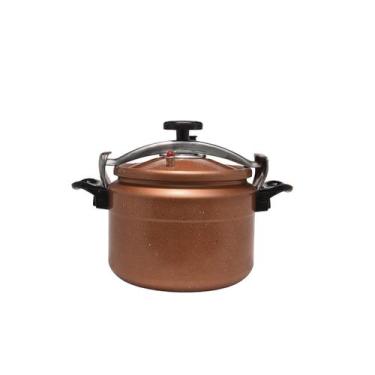 Imagem de Panela Alta Pressão Indução Antiaderente Revestimento Mármore Cerâmico