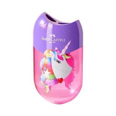 Imagem de Afiador De Lápis Elíptico Portátil De Duplo Furo Para Estudantes FABER