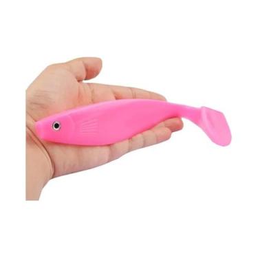 Imagem de Isca Artificial Extra Grande De 23,5cm Com Cauda Em T Para Pesca Em Al