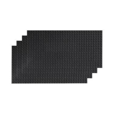 Imagem de Placas Base Clássicas 32x32 E 16x32 (4 Peças) Para Blocos De Montar DI