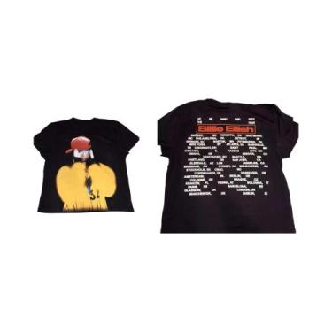 Imagem de Camiseta Unissex Oversize De Algodão Billie Me Hard And Soft Tour, Cam