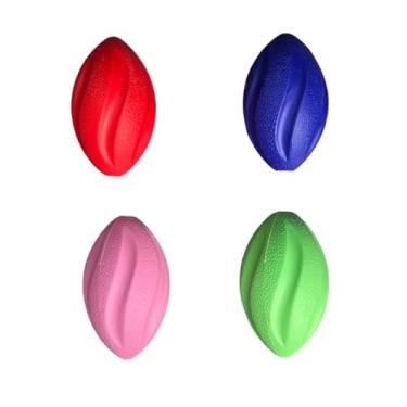 Imagem de Mordedor Brinquedo Pet Cães Cachorro Bola Eclipse TPR Antiestresse Limpa Dentes Atóxica 6cm (VERMELHO)