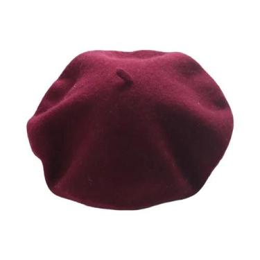 Imagem de Boina Feminina Vintage De Inverno, Chapéu Casual Quente De Outono Para