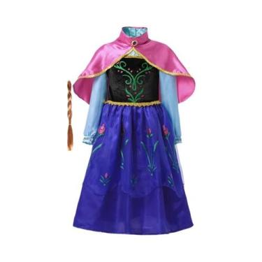 Imagem de Fantasia De Princesa Elsa Anna Para Meninas, Vestido De Verão Para Cri