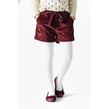 Imagem de Meia Calça Infantil Fio 70 Canelada Selene 9500-001, Branco, G