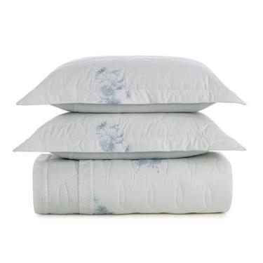 Imagem de Colcha Cobre Leito Casal Karsten 200 Fios 100 Algodão Percal 3 peças, 