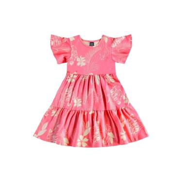 Imagem de Vestido Infantil Floral em Cotton Bee Loop-Feminino