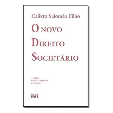 Imagem de Novo Direito Societário, o - 04 Ed. - 2011 - MALHEIROS EDITORES, Sorti