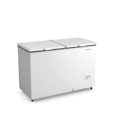 Imagem de Freezer Horizontal Inverter Dupla Ação Chest Freezer Metalfrio DA420IFT01 419 Litros Branco Bivolt