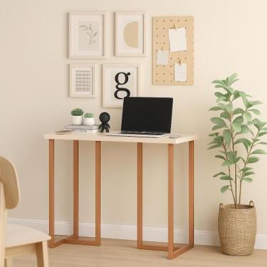 Imagem de Escrivaninha Aparador Pequena Compacta Escritório Computador Desktop M