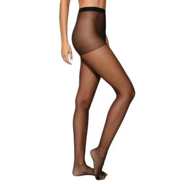 Imagem de  Meia Calça Clássica Fio 15 Selene Adulto, EG, 550, Preto