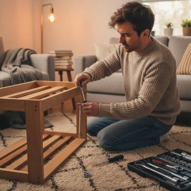 Imagem de Maleta Jogo de Chaves com 46 Peças Kit Ferramentas Chave Fixa Sextavad