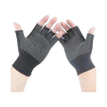 Imagem de Luvas De Ciclismo Antiderrapantes Com Tela Sensível Ao Toque, Meio Ded