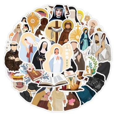 Imagem de Pacote de adesivos Monks Anime, 50 unidades de adesivos decorativos de