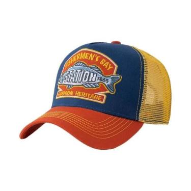 Imagem de Boné De Pesca Unissex De Verão Com Tela Respirável, Estilo Trucker, Pa