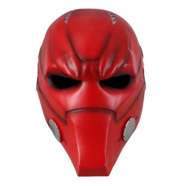 Imagem de Máscara de cosplay Reds Hoods Arkhams Knights Halloween Carn - yiweisa