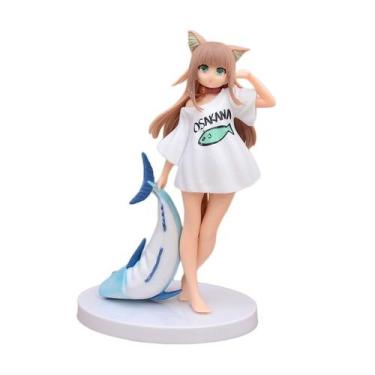 Imagem de Figura de anime, brinquedo, modelo colecionável, estátua Nekomusumes -