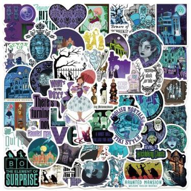 Imagem de Adesivos Haunteds Mansions, vinil impermeável, anime, 50 unidades/lote
