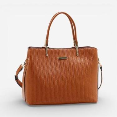 Imagem de Bolsa Feminina Chenson Mão Ferragem Delicada Marrom-Feminino
