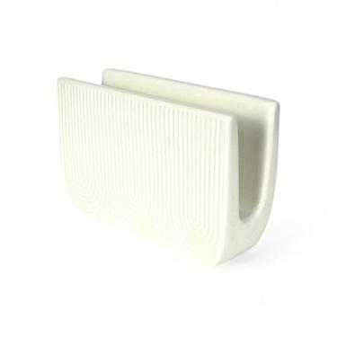 Imagem de Porta Guardanapo Oásis De Cerâmica Suporte Papel Mesa 12cm - Hauskraft