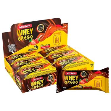 Imagem de Whey Grego Bar Dulce De Leche E Morango Havanna Display 12U