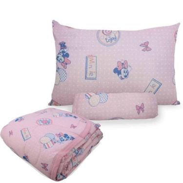 Imagem de Kit Edredom + Jogo de Lençol para Berço 100% Algodão 3 Peça Baby Menin