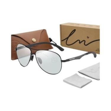 Imagem de Óculos De Sol Vintage Fotocromáticos Polarizados Unissex Camaleão Anti