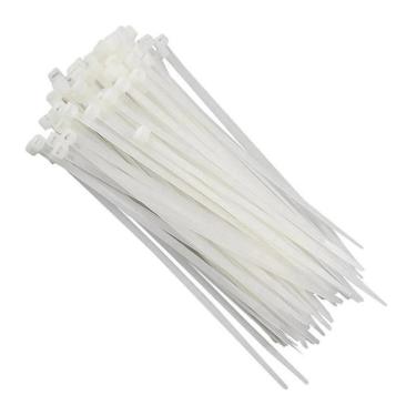 Imagem de Abraçadeira de Nylon 3,6MM X 150MM para Organizar Cabos e Fios Resistente PA6 Branco Western