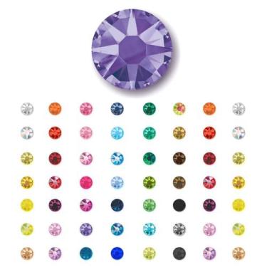 Imagem de 1.000 Strass Hotfix Termocolante Vidro Strass 3mm - SV Strass, Lilás