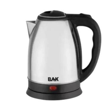 Imagem de Jarra Elétrica Bule Chaleira Inox 1,8 Litros Economica Potente - BAK, 