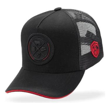 Imagem de Boné Masculino Trucker Telinha Preto Country Pecuária Peão T - Pampas 